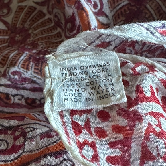 Spanish Moss California Boho Hippie Flutter Sleeve Off The Shoulder Top - Picture 5 of 5